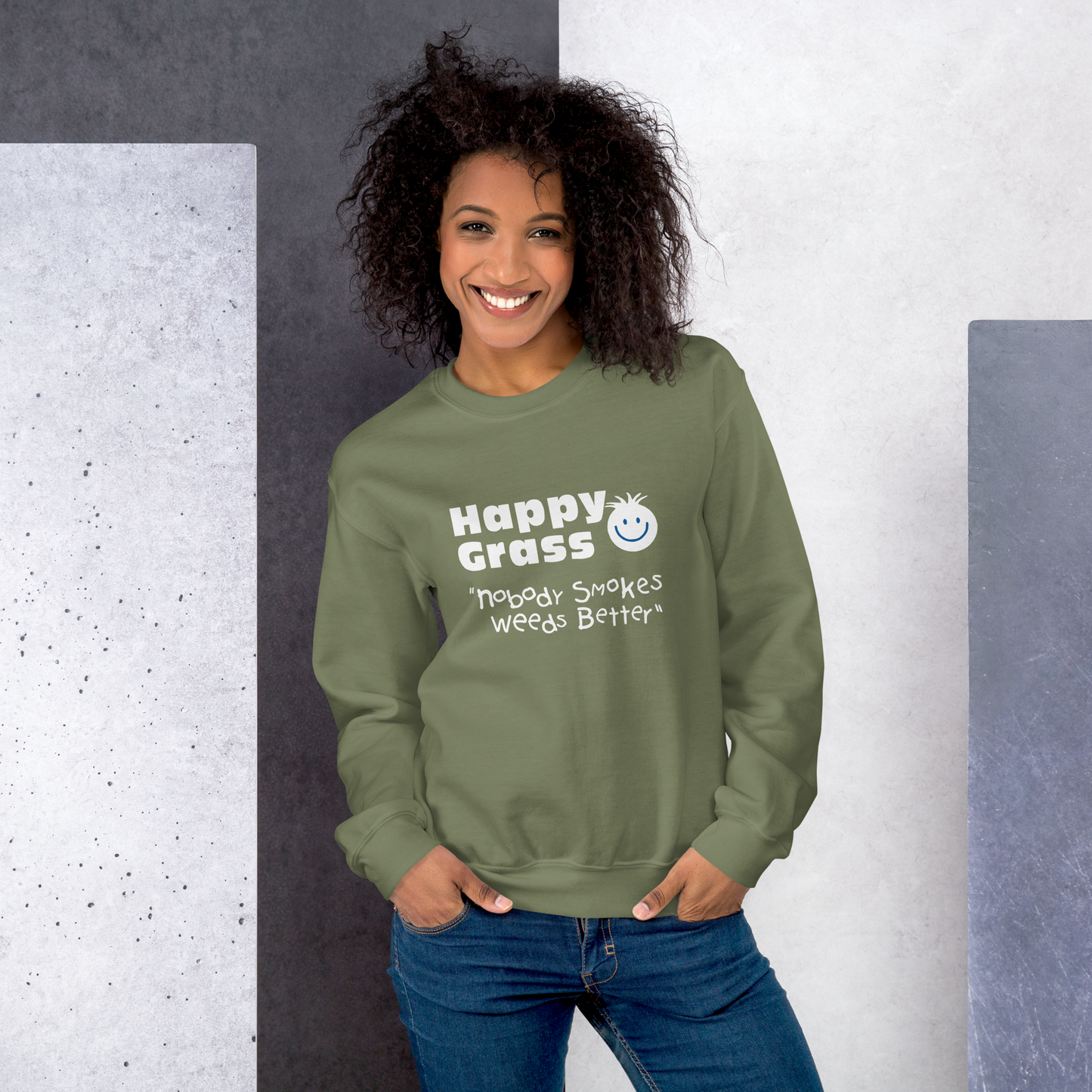 Happy Grass Unisex Sweatshirt