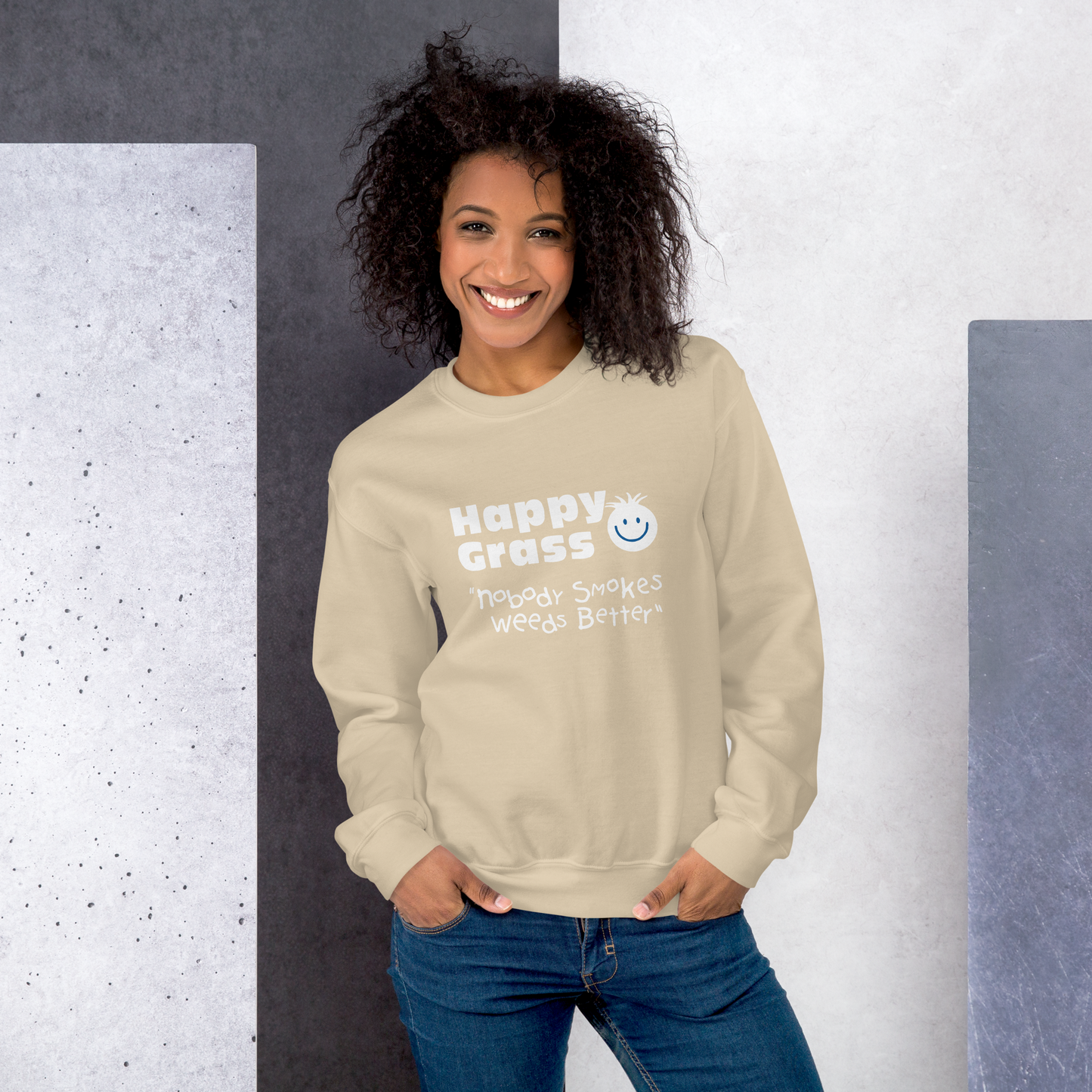 Happy Grass Unisex Sweatshirt