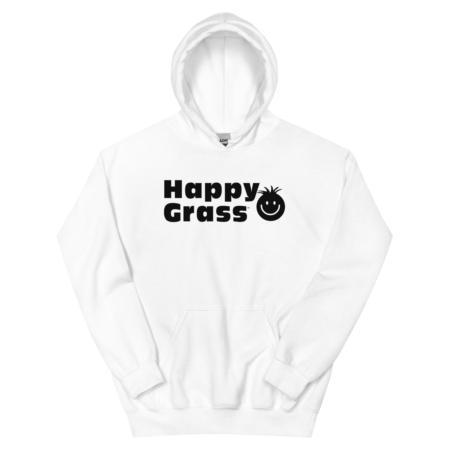 B&W Happy Grass Hoodie