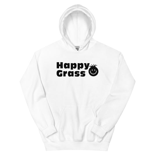 B&W Happy Grass Hoodie