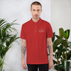 Happy Grass Embroidered Polo Shirt